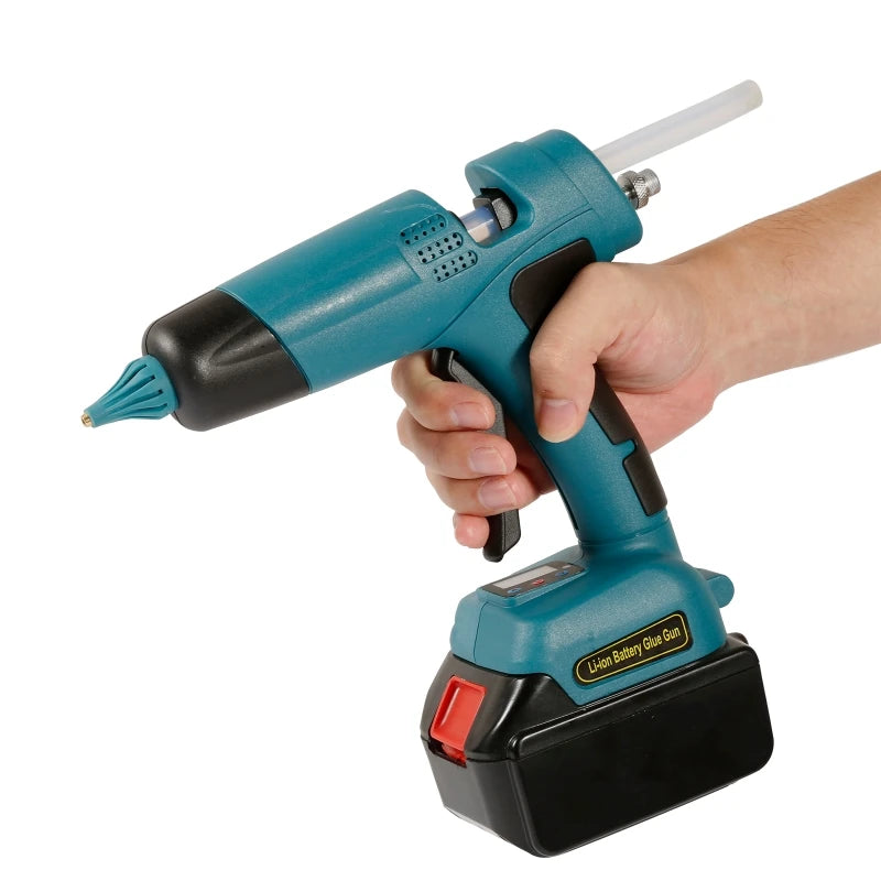 Cordless Hot Melt Glue Gun for Makita Battery | 11mm Cordless Glue Gun QXL