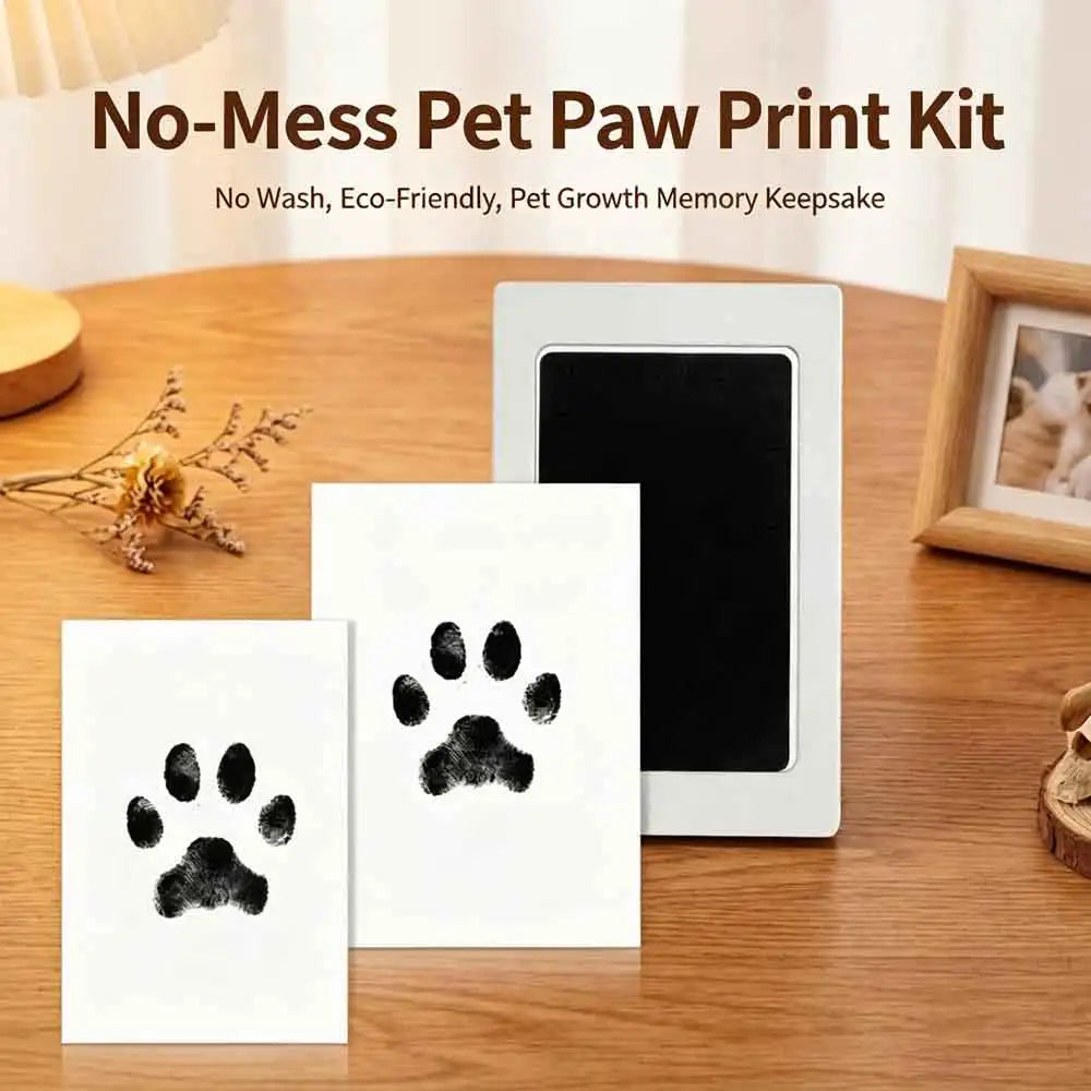 Non-Toxic Baby Handprint & Footprint Ink Pad Kit | Black Baby Keepsake Kit QXL