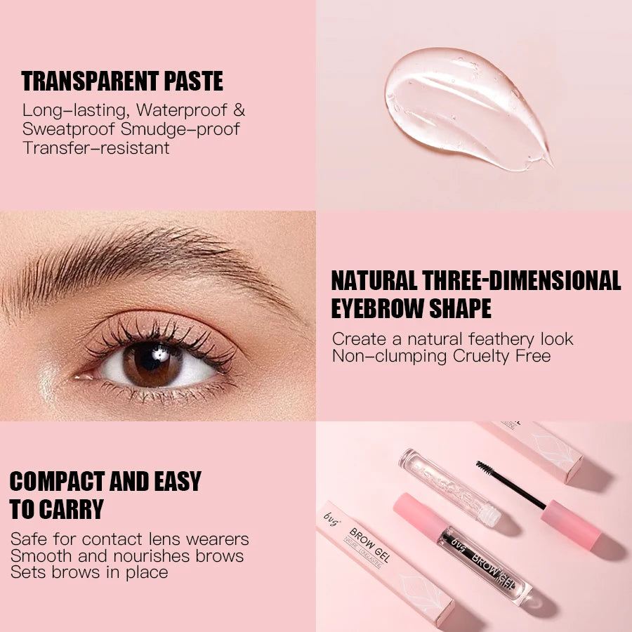 Transparent Eyebrow Styling Cream | Waterproof Long-Lasting Eyebrow Styling Cream QXL