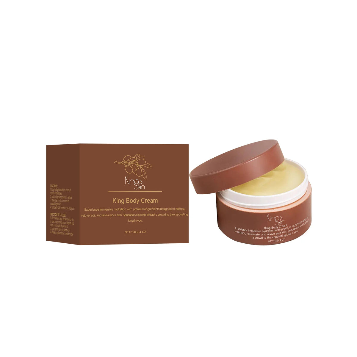 114g Shea Butter Body Cream | Triple Lipid Water-Lock Moisturizer Body Moisturizer Cream QXL