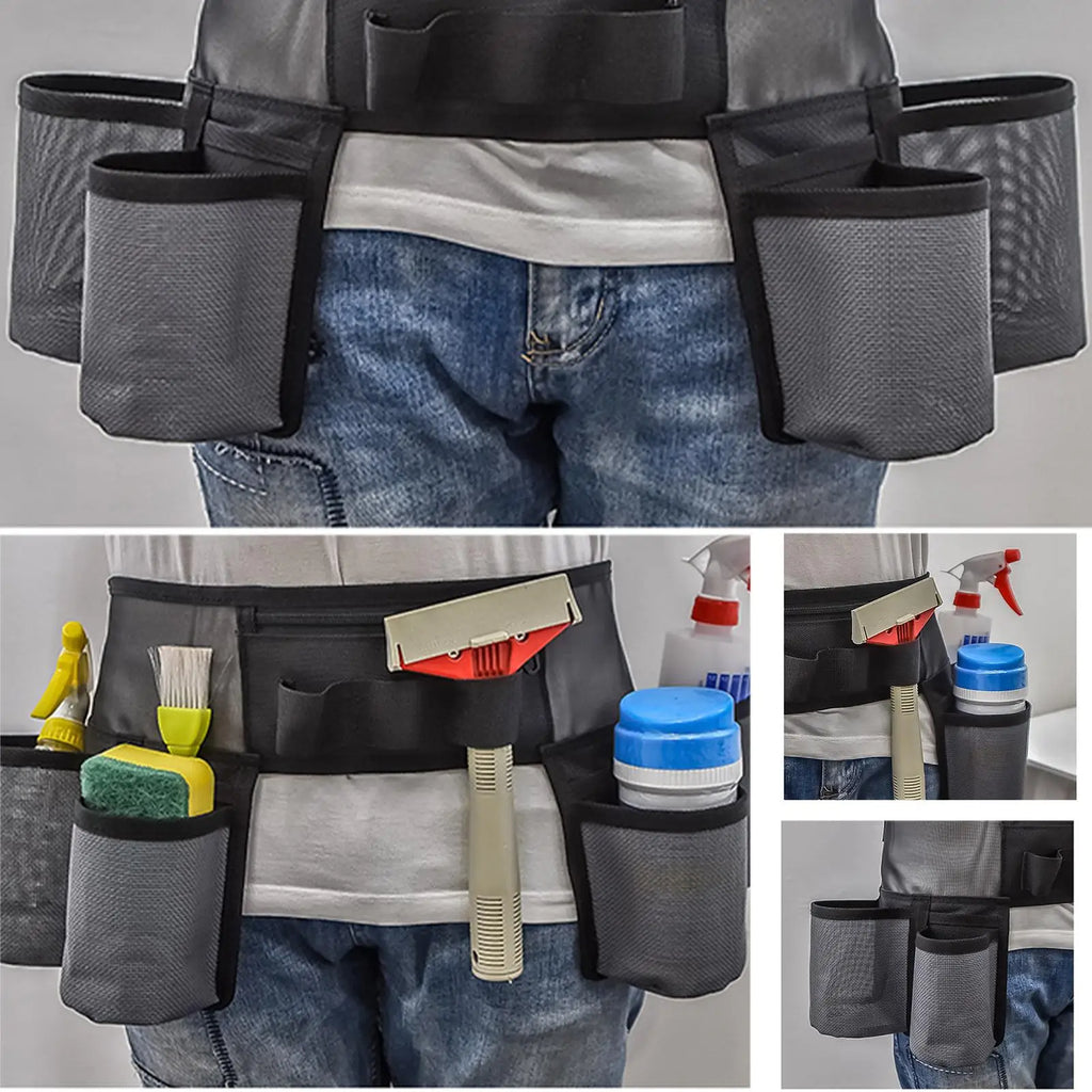 Adjustable Multi-Pocket Tool Belt Waist Bag | Garden & Cleaning Tool Belt Waist Bag QXL