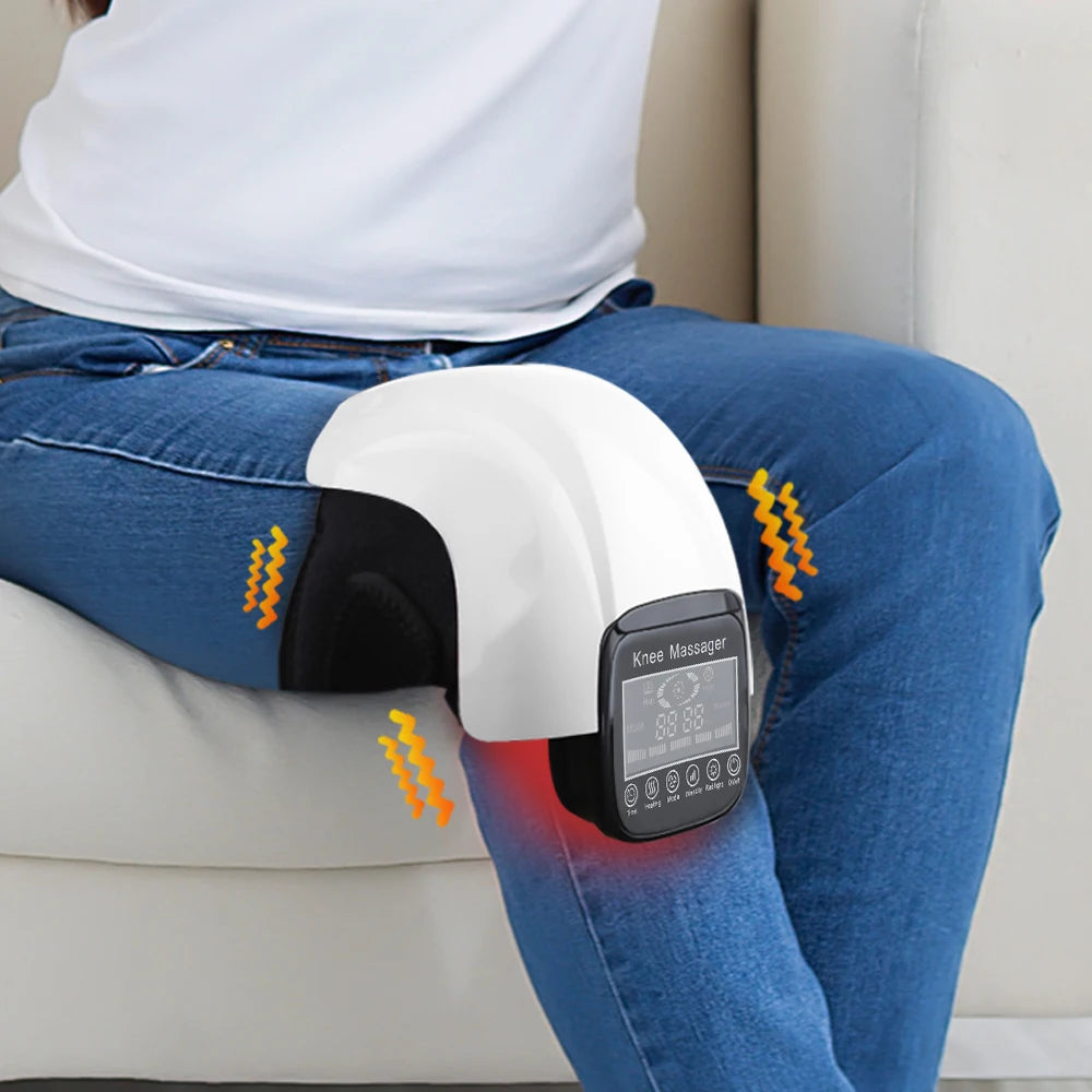 Wireless Knee Massager | Air Pressure, Heat & Vibration Knee Massager QXL