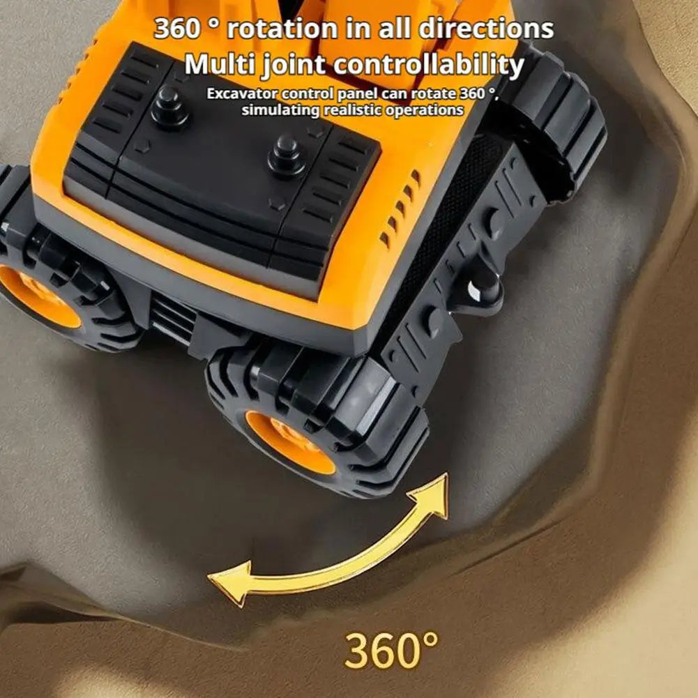 3-in-1 Inertia Construction Truck Toy – Digger & Dump Truck Construction Truck Toy QXL
