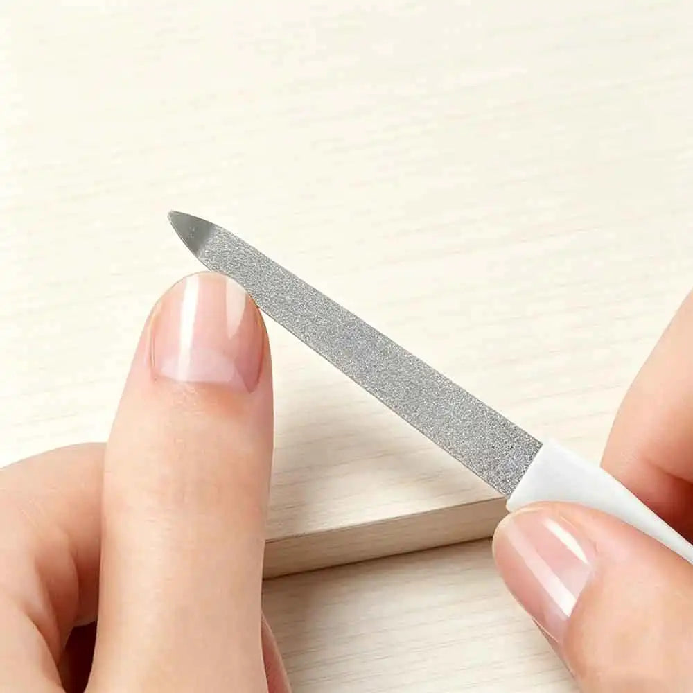 3-Pack Double-Sided Metal Nail Files | Manicure & Pedicure Metal Nail File Set QXL