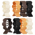 8-Pack Small Resin Hair Claw Clips | Ponytail Holders Hair Claw Clips QXL Default Title