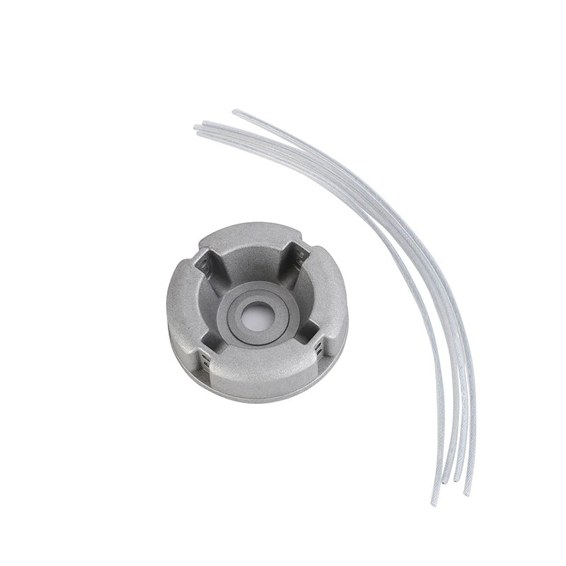 Universal Aluminum Alloy Trimmer Head with Nylon Mowing Line Trimmer Head QXL