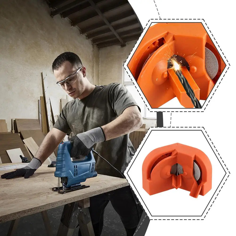 Electric Drill Bit Sharpener 2–16mm Twist Bit Grinder Tool Drill Bit Sharpener QXL