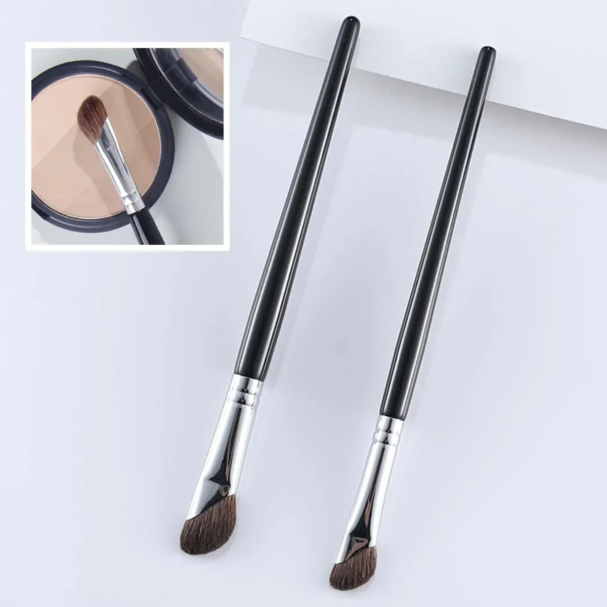 3D Nose Shadow Contour Makeup Brush – Soft Sickle Blush Contour Makeup Brush QXL