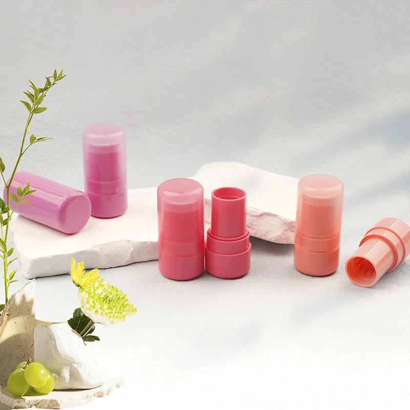 8g Empty Rotatable Lip Balm Tube with Lid | DIY PP Plastic Lip Balm Container QXL