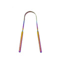 Stainless Steel U-Shaped Tongue Scraper | 4 Colors Fresh Breath Tongue Scraper QXL M24 Colorful