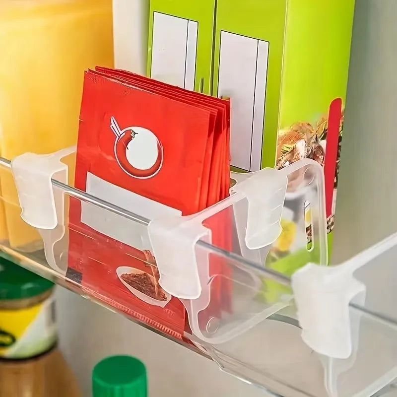 13-Piece Fridge Door Organizer Set – Adjustable Clear Dividers Fridge Door Organizer QXL