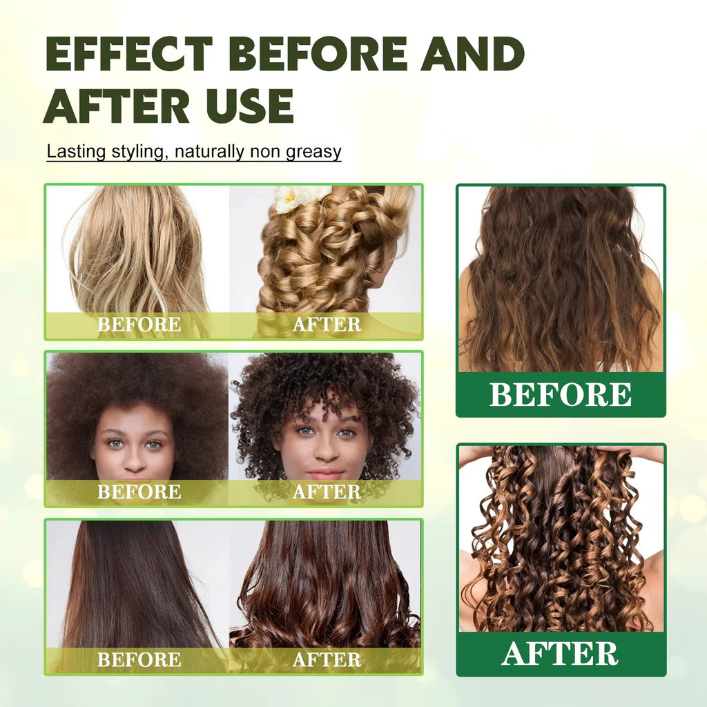 EELHOE 100ml Elastin Curl Mousse | Moisturizing Styling Cream Curl Styling Mousse QXL
