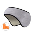 2-in-1 Blackout Sleep Mask with Noise-Reducing Ear Muffs Sleep Mask QXL Gray