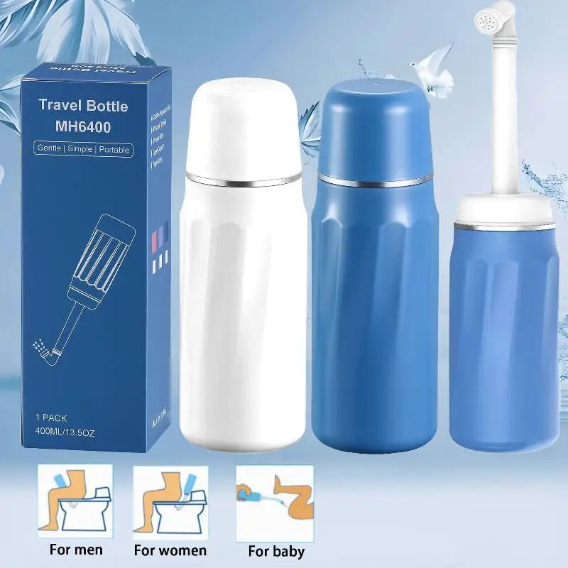 Portable Peri Bottle | 65° Angled Nozzle | Postpartum Care Personal Hygiene Bottle QXL