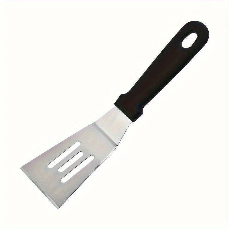 Mini 3-in-1 Stainless Steel Spatula – Cutter, Turner & Server Kitchen Spatula QXL Black