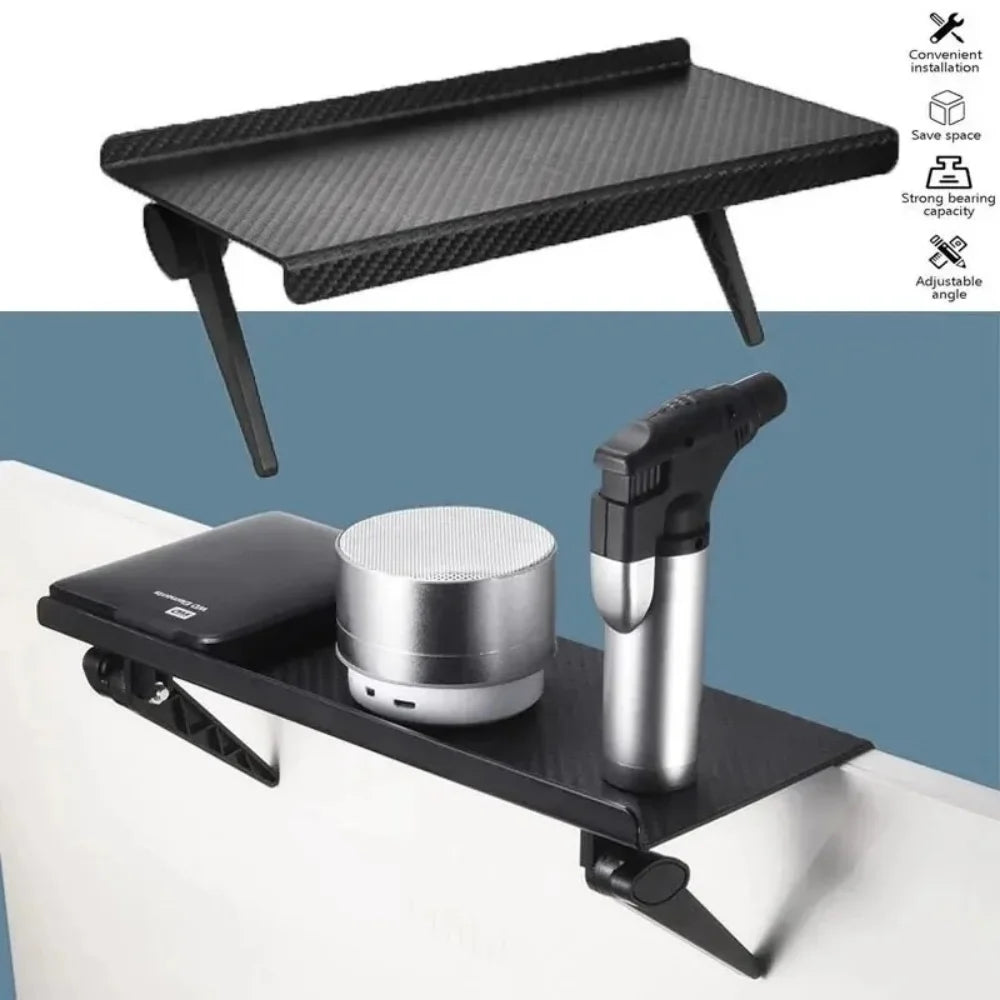 Adjustable TV Monitor Top Shelf | Desktop Storage Rack Organizer Monitor Top Shelf QXL