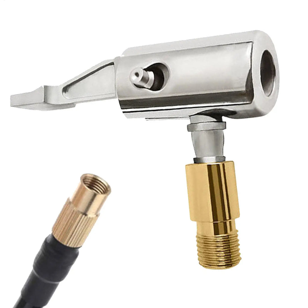 Quick-Lock Tire Inflator Nozzle | Air Chuck for Cars & Bikes Tire Inflator Nozzle QXL