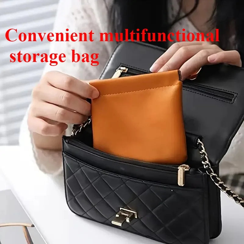 PU Leather Travel Cosmetic Bag & Mini Coin Wallet Cosmetic Travel Bag QXL