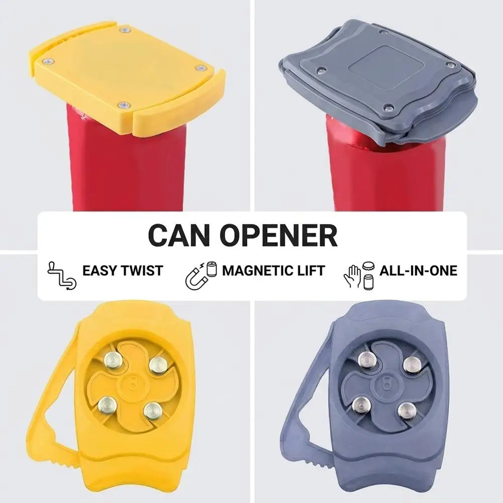 Portable Beer Can Opener – Wide-Mouth, Safe & Smooth Edges Can Opener QXL