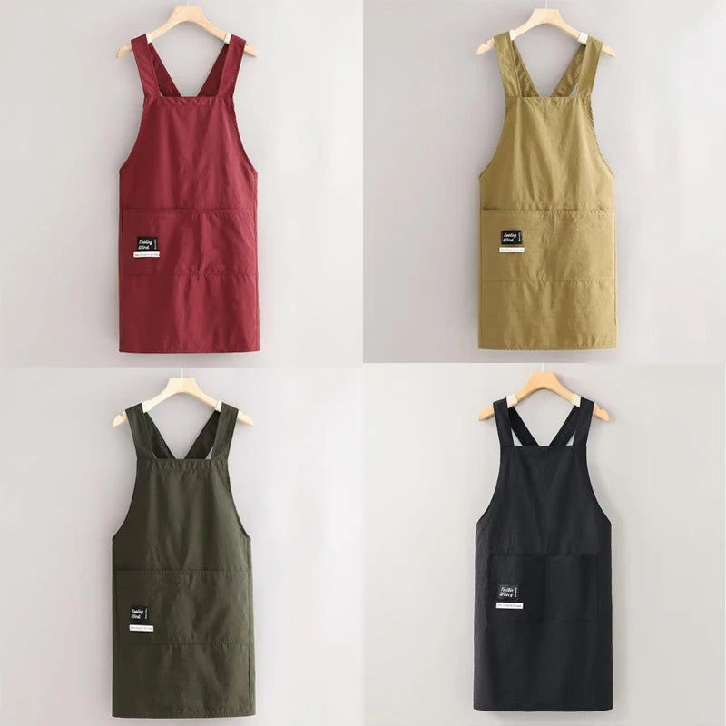 Waterproof Kitchen Waist Apron | Breathable Polyester Work Apron Kitchen Work Apron QXL