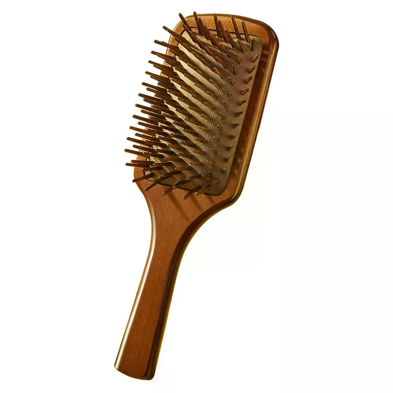 Sandalwood Hair Brush with Cleaning Brush | All Hair Types Sandalwood Hair Brush QXL