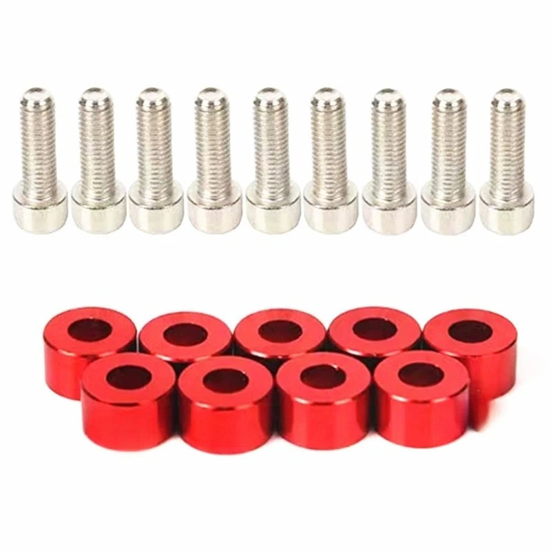 M8 Engine Bay Dress-Up Bolt & Spacer Kit – 9Pcs Aluminum Engine Bay Dress-Up Kit QXL