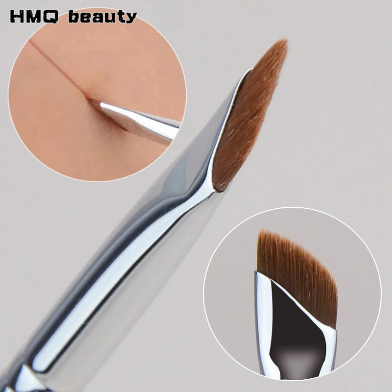 Sickle Eyeliner & Eyebrow Brush | Ultra-Thin Knife Edge Eyeliner Brush Set QXL