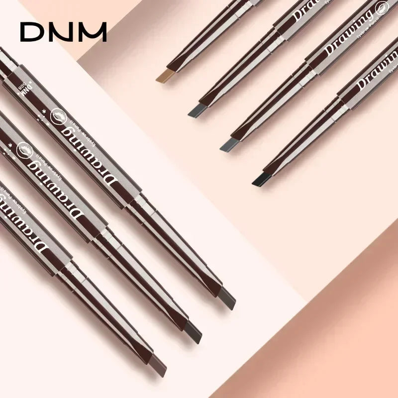 DNM Triangular Eyebrow Pencil & Brush – 7 Shades Eyebrow Pencil QXL