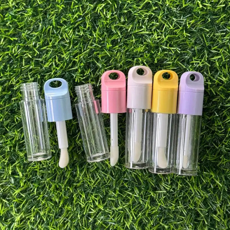 4ml Empty Lip Gloss Tube with Big Brush Wand | Refillable DIY Lip Gloss Container QXL