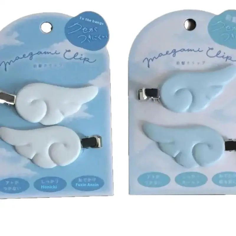 Y2K Angel Wing Hair Clips | Japanese Sweet Barrettes Pair Hair Clips & Barrettes QXL