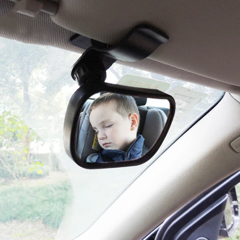 2-in-1 Baby Car Mirror 360° Rear Seat View | 3-Pack Baby Car Mirror QXL