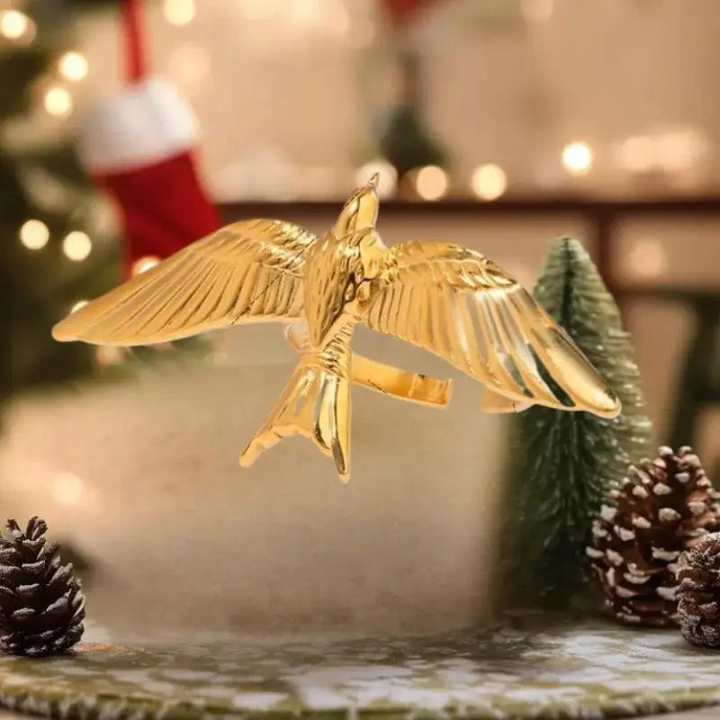 Peace Dove Adjustable Open Ring | Retro Punk Zinc Alloy Jewelry Fashion Ring QXL