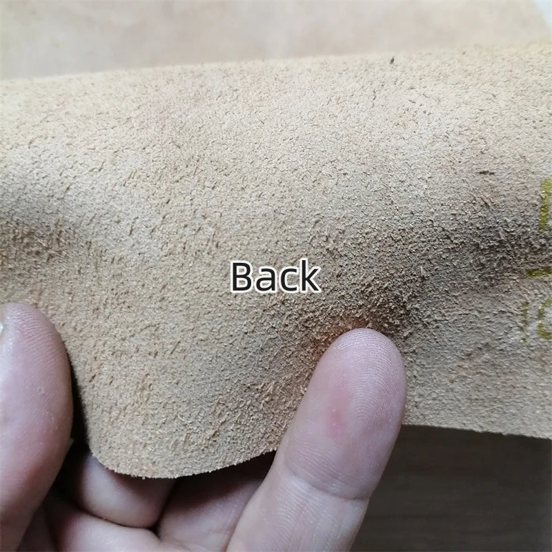 1.2mm Golden Top-Grain Cowhide Leather Sheet | DIY Bags Leather Craft Sheet QXL
