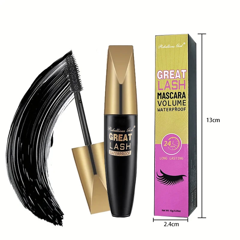 5D Silk Fiber Waterproof Mascara | Lengthening & Volumizing Volumizing Mascara QXL
