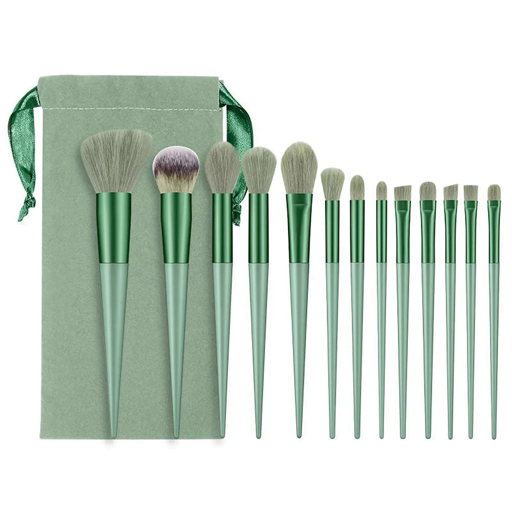 Professional Soft Fluffy Makeup Brush Set – Kabuki & Foundation Makeup Brush Set QXL