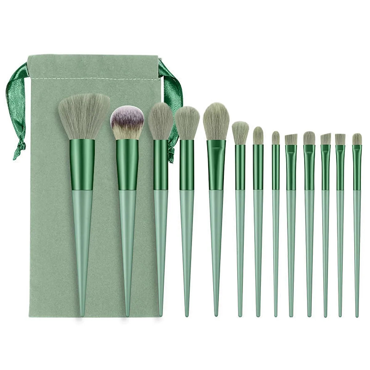 Professional Soft Fluffy Makeup Brush Set – Kabuki & Foundation Makeup Brush Set QXL
