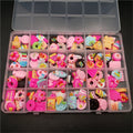 3D Kawaii Resin Nail Charms – Dessert, Flower & Animal Mix Box Nail Art Charms QXL one Box