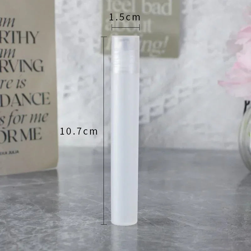 10ml Refillable Roller Ball Bottle – Perfume & Essential Oil Roller Ball Bottle QXL B348 -transparent