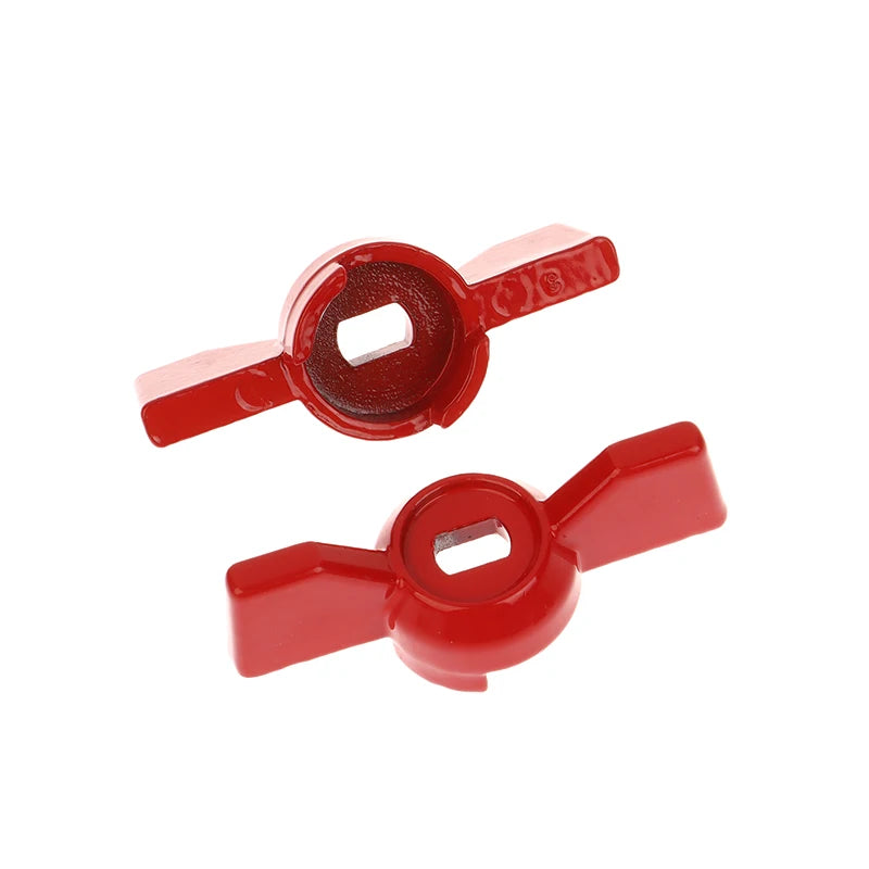 2-Pack Aluminum Red Butterfly Ball Valve Handle Wrench Valve Handle Replacement QXL