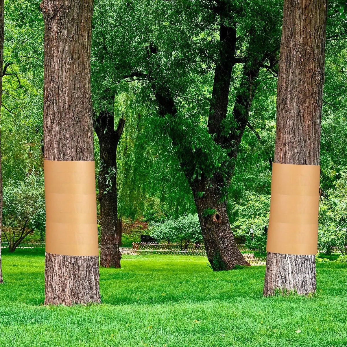 Sticky Tree Barrier Tape | Kraft Paper Tree Wrap 5cm × 50m Tree Barrier Tape QXL