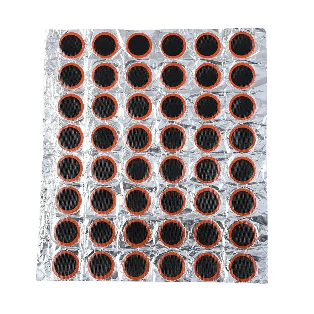 48-Pack 25mm No-Glue Bike Puncture Repair Patches | Inner Tube Puncture Repair Patches QXL