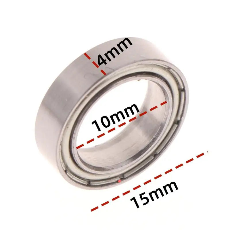 10-Pack 6700ZZ 2RS Deep Groove Ball Bearings 10×15×4mm Miniature Ball Bearings QXL