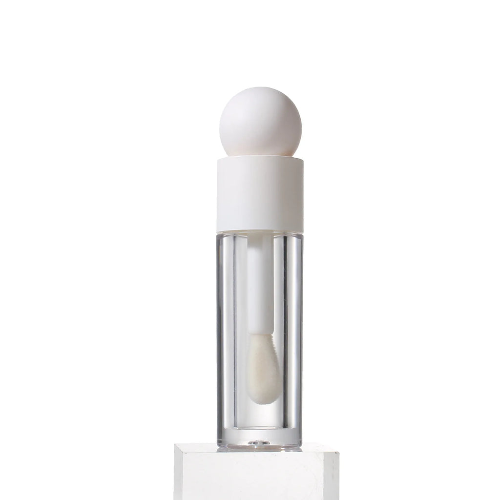 5ml Empty Lip Gloss Tube – Clear PETG Refillable Container Lip Gloss Container QXL white