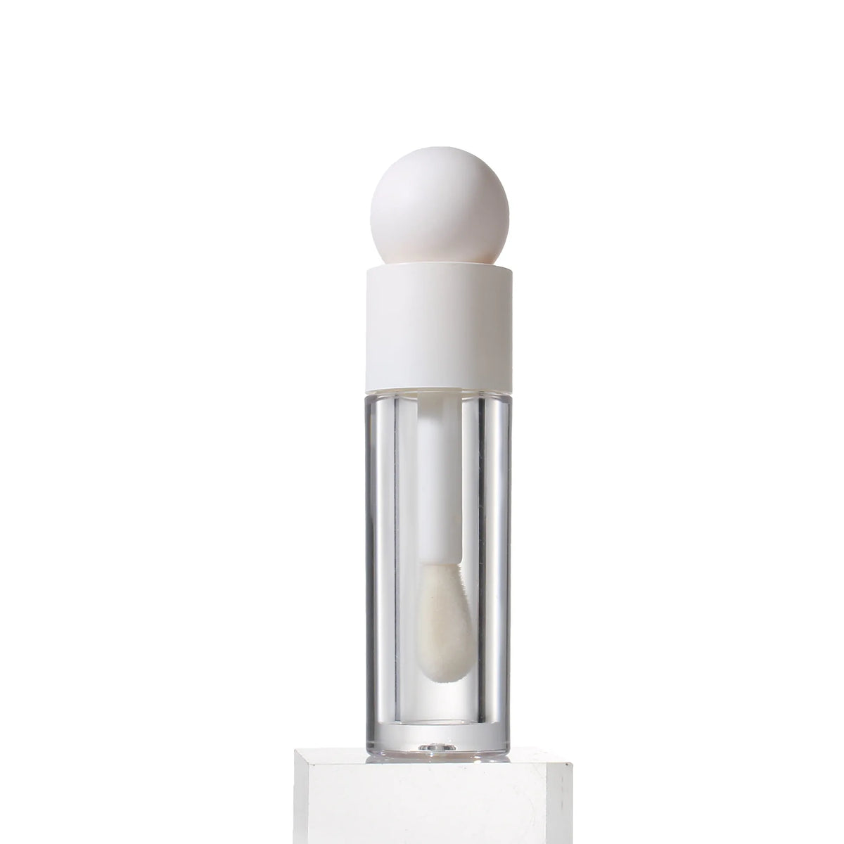 5ml Empty Lip Gloss Tube – Clear PETG Refillable Container Lip Gloss Container QXL white