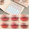 CACE 6-Color Matte Velvet Liquid Lipstick Set | Waterproof Nudes Liquid Lipstick Set QXL Makeup Sets