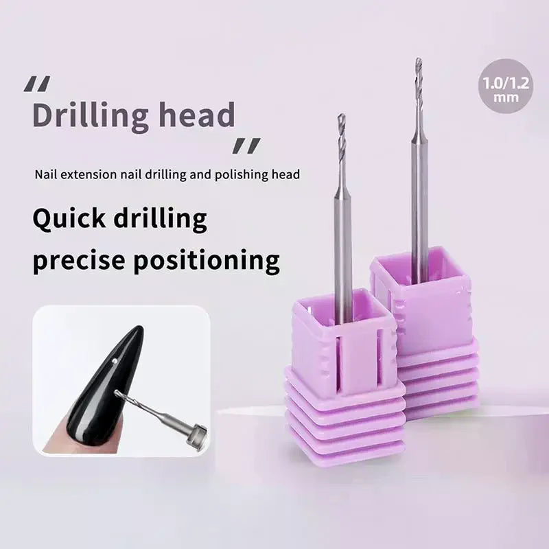 Tungsten Steel Nail Drill Pierce Bit | Nail Jewelry Art Tool Nail Drill Pierce Bit QXL