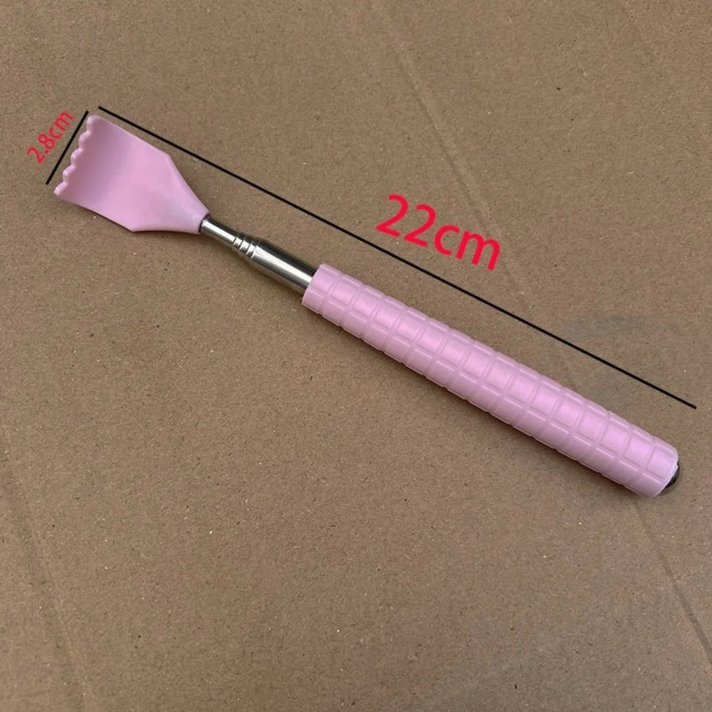 Telescopic Back Scratcher | Stainless Steel & Rubber Handle Back Scratcher Massager QXL