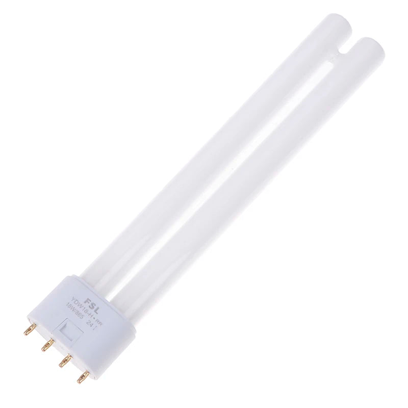 H-Tube Twin CFL Bulb 18W 24W 36W | 4-Pin Fluorescent Lamp CFL Fluorescent Bulb QXL