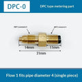 Brass M8x1 Resistance Proportional Oil Distributor DPC Series Oil Flow Distributor QXL DPC 0 M8x1