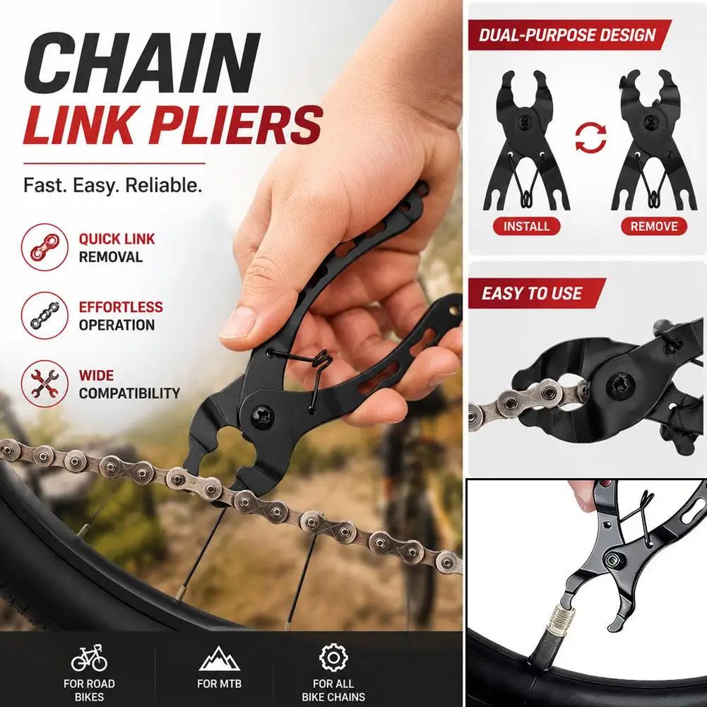 Mini Bicycle Chain Master Link Plier | Dual-Function Bike Tool Bicycle Chain Tool QXL